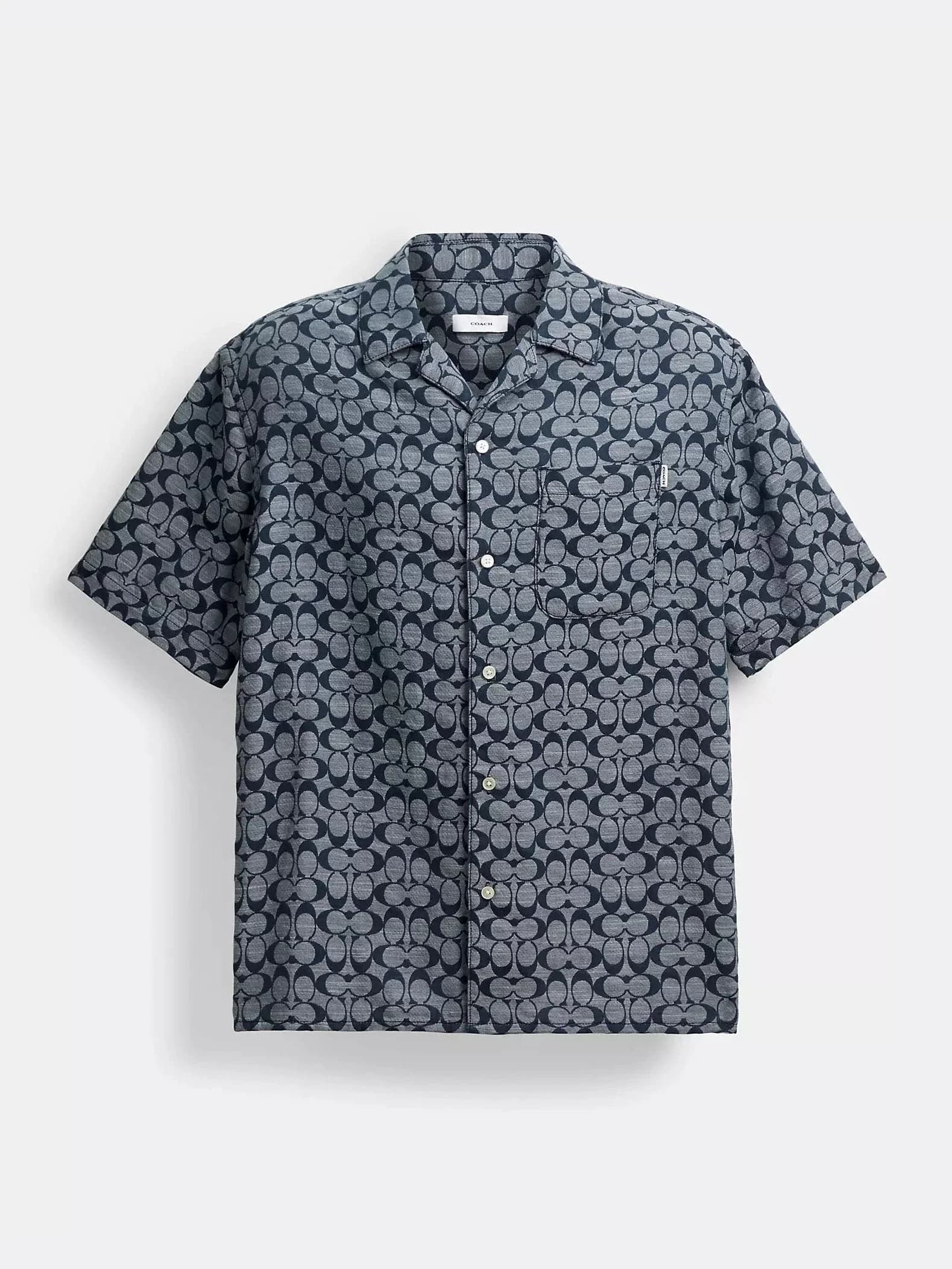 Camisa Camp en color navy