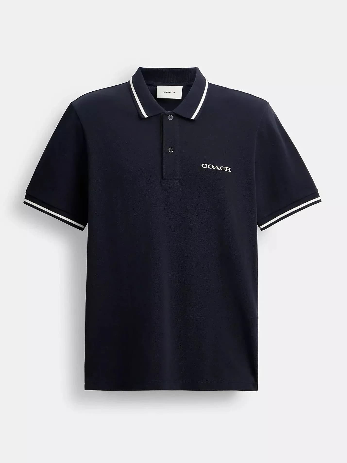 Polo Signature Trim en color navy
