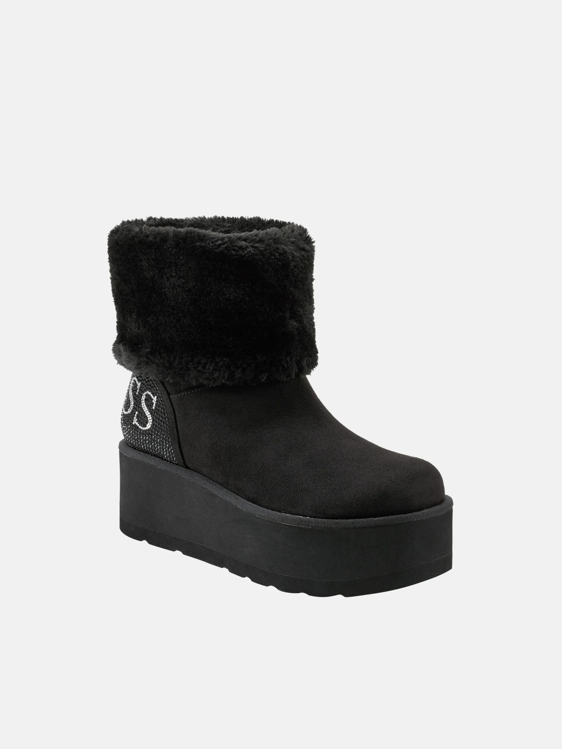 Botines de Plataforma Indya en color black