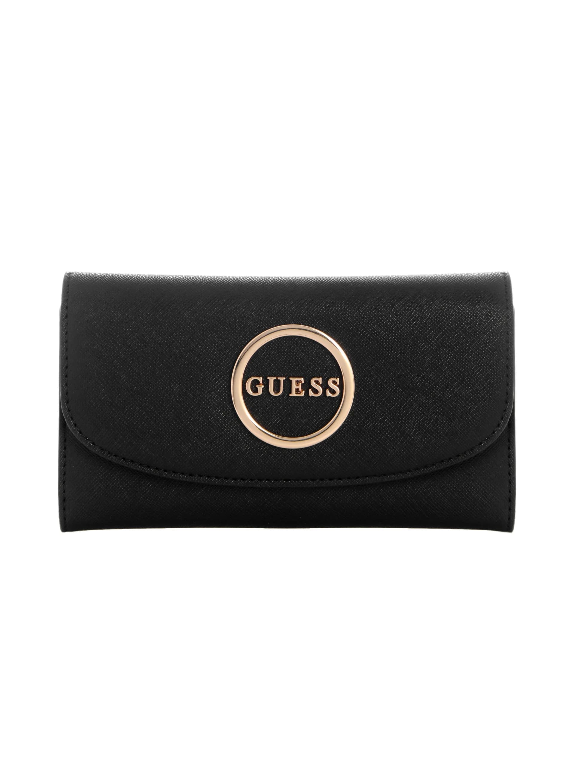 Joss Clutch en color black floral print