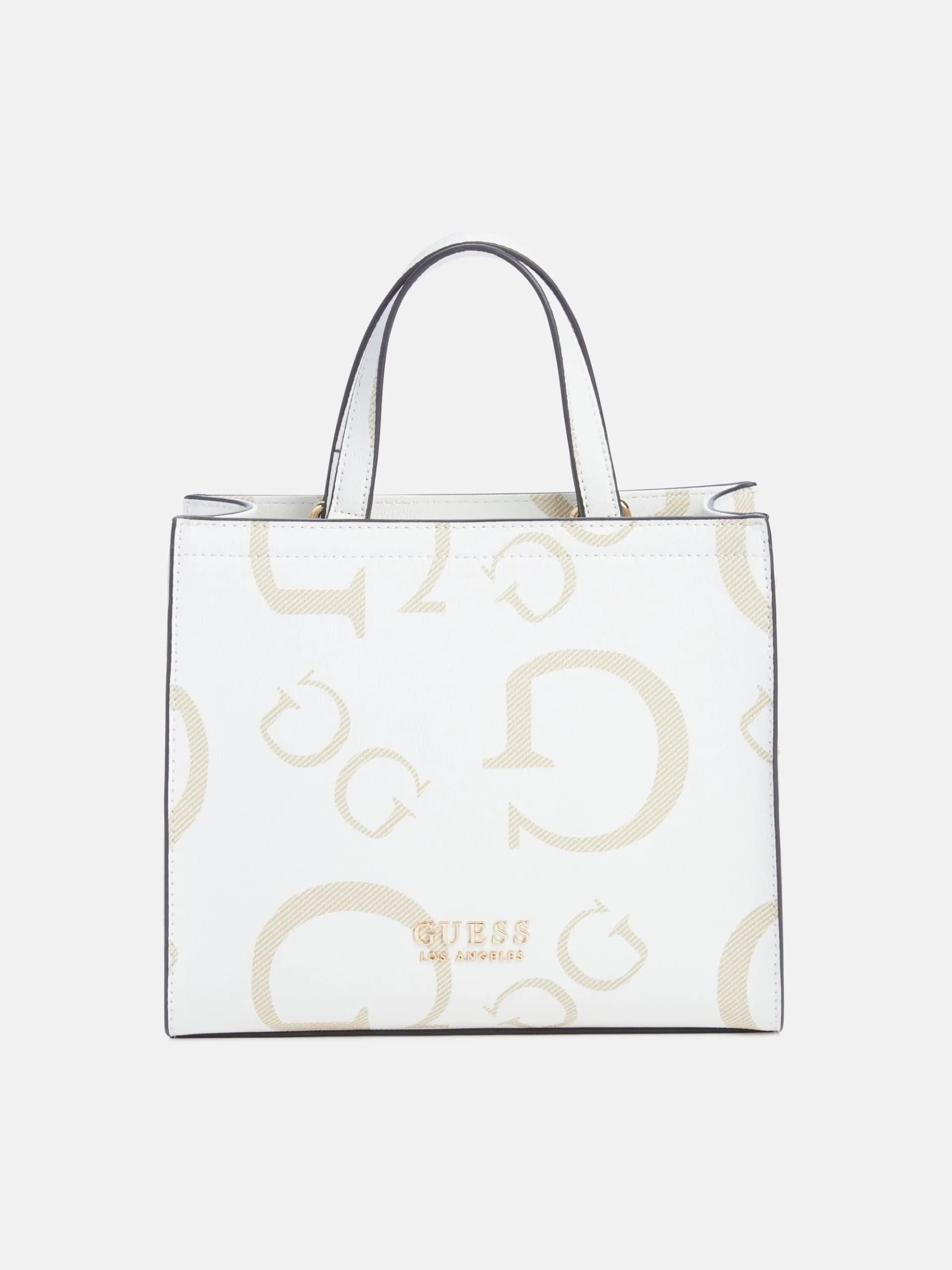 Mini Tote Lindey en color white multi