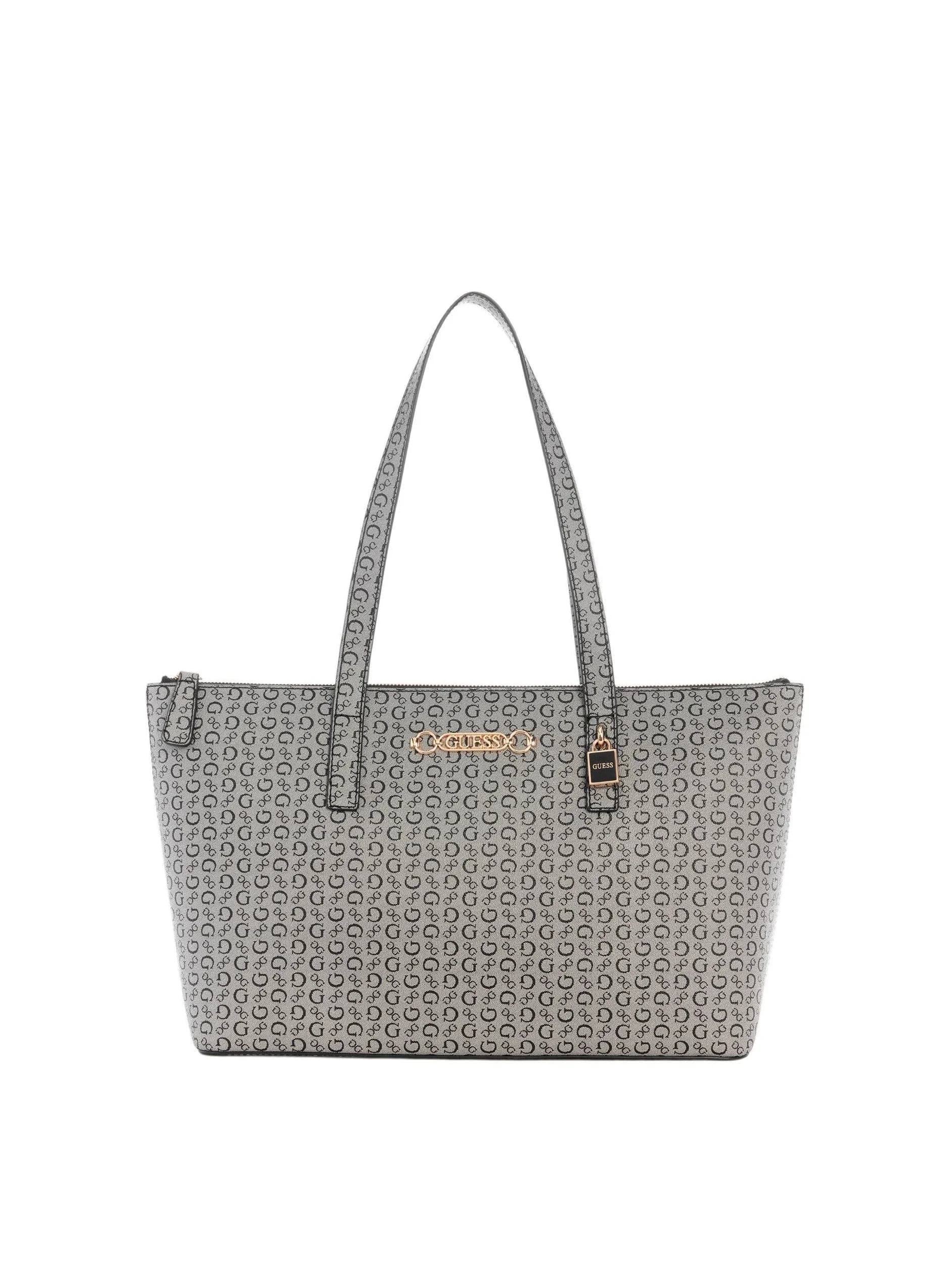 Akoya Logo Carryall en color black floral print