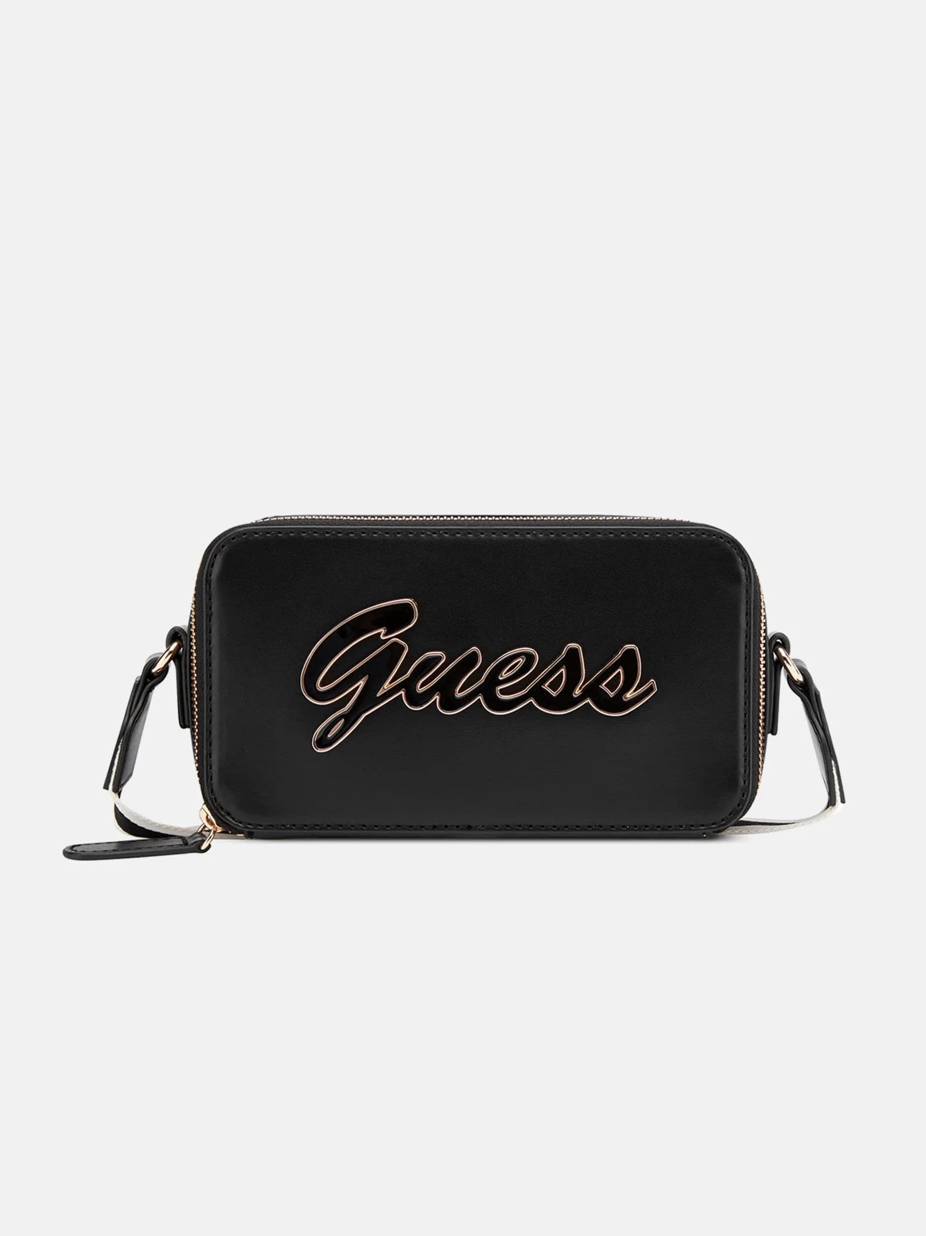 Mini Bolso Crossbody Carrara en color black floral print