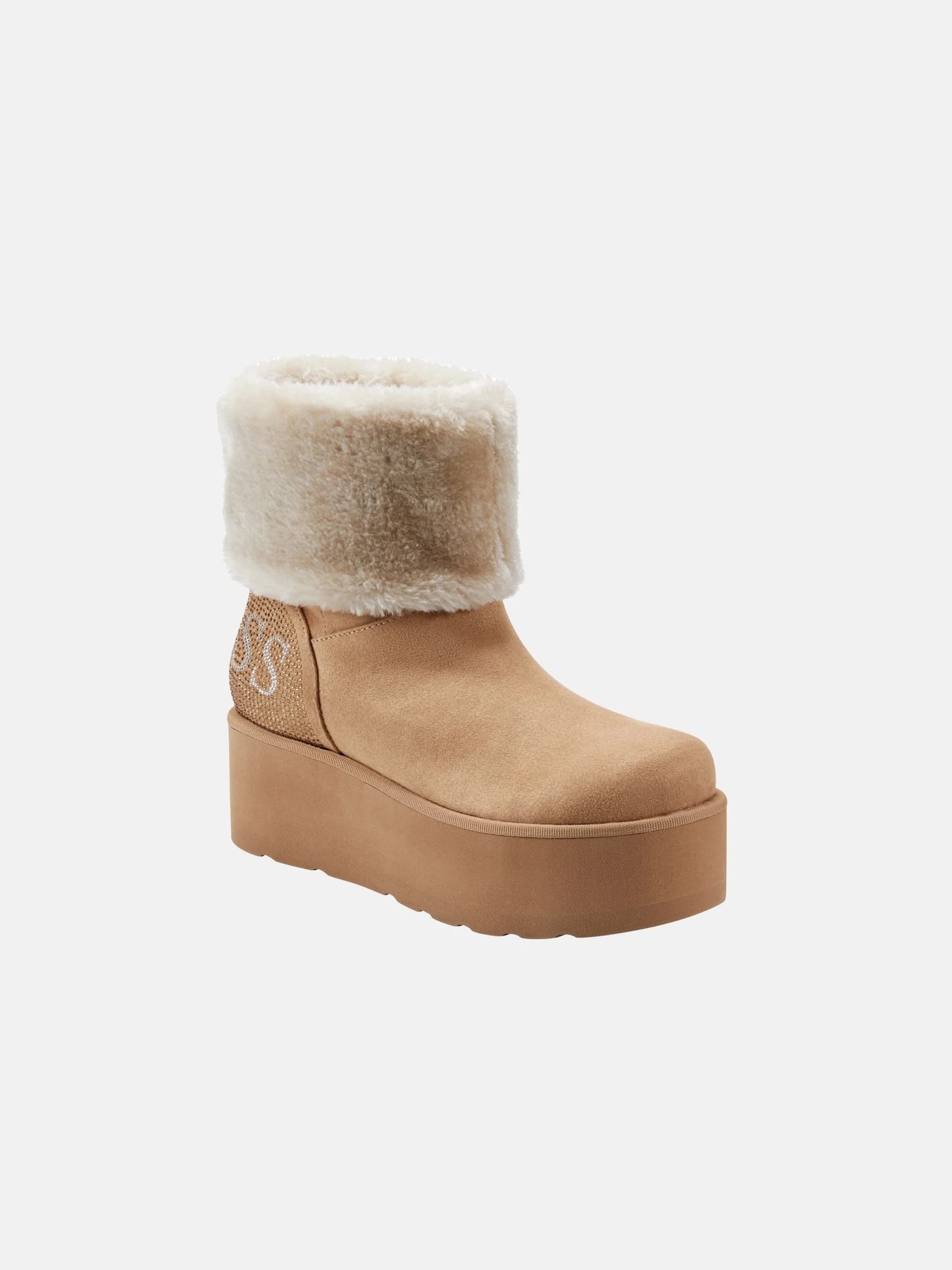 Botines de Plataforma Indya en color tan