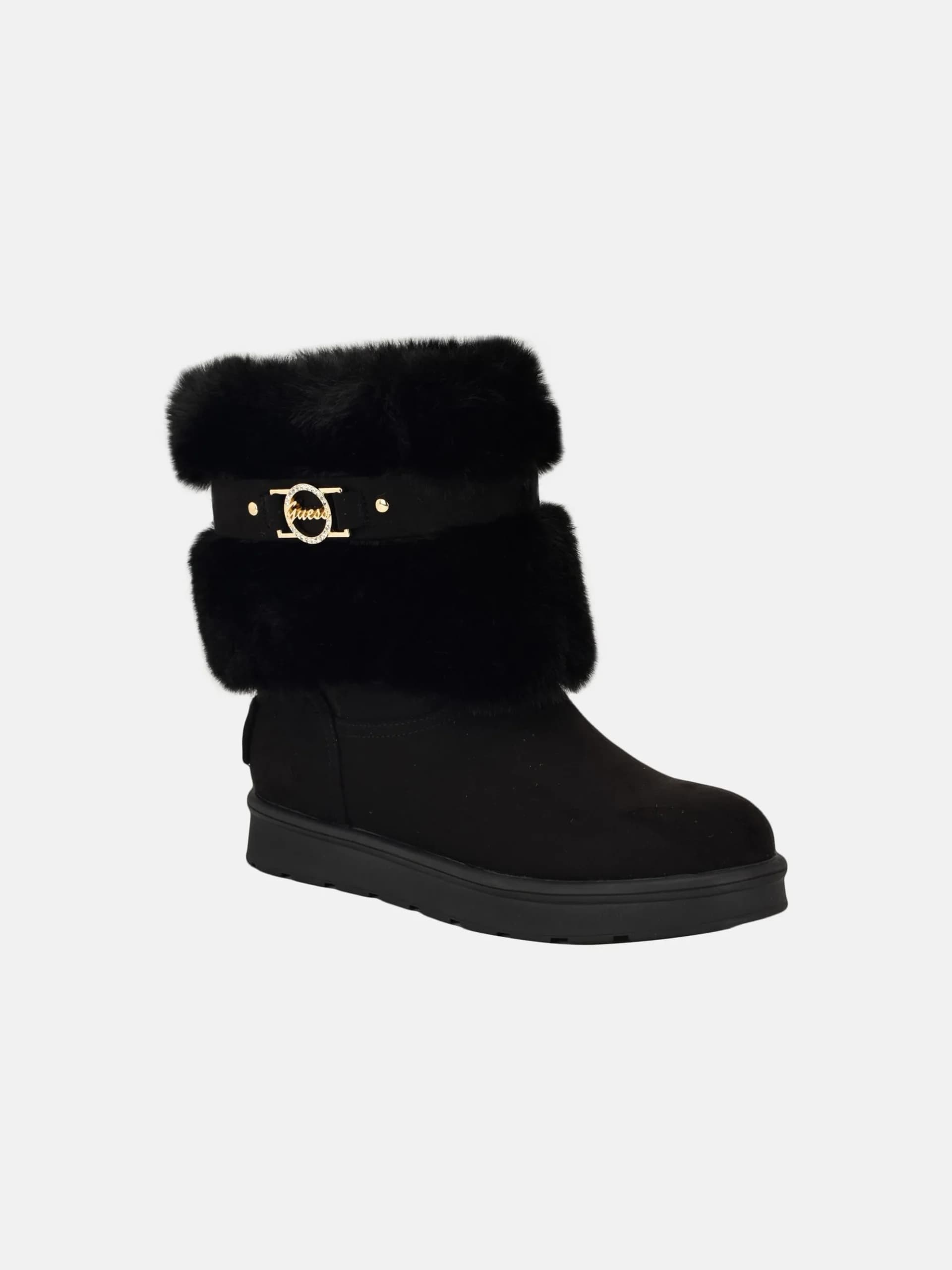 Botas de Piel de Oveja Layby en color black 001