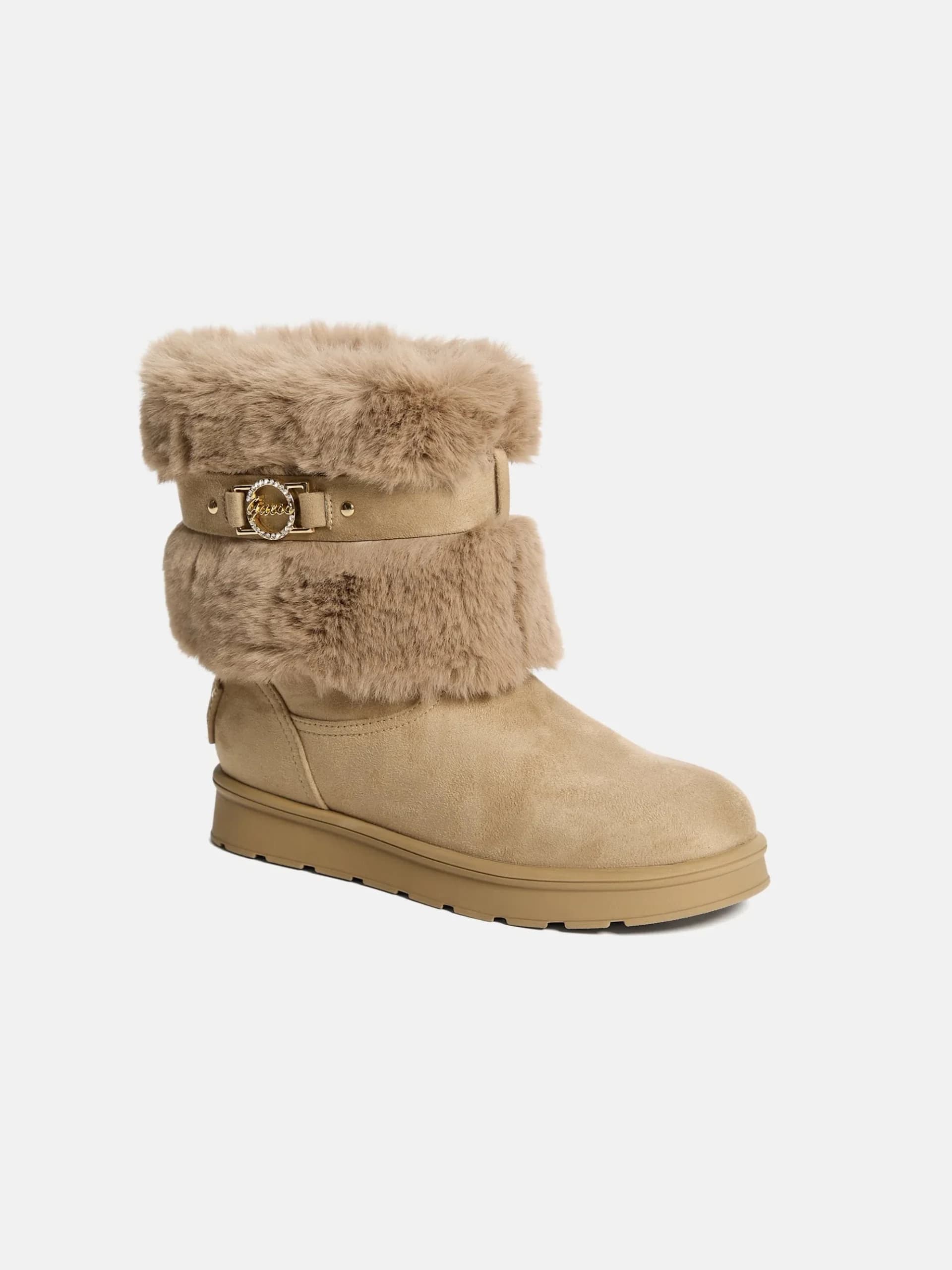 Botas de Piel de Oveja Layby en color light natural 110