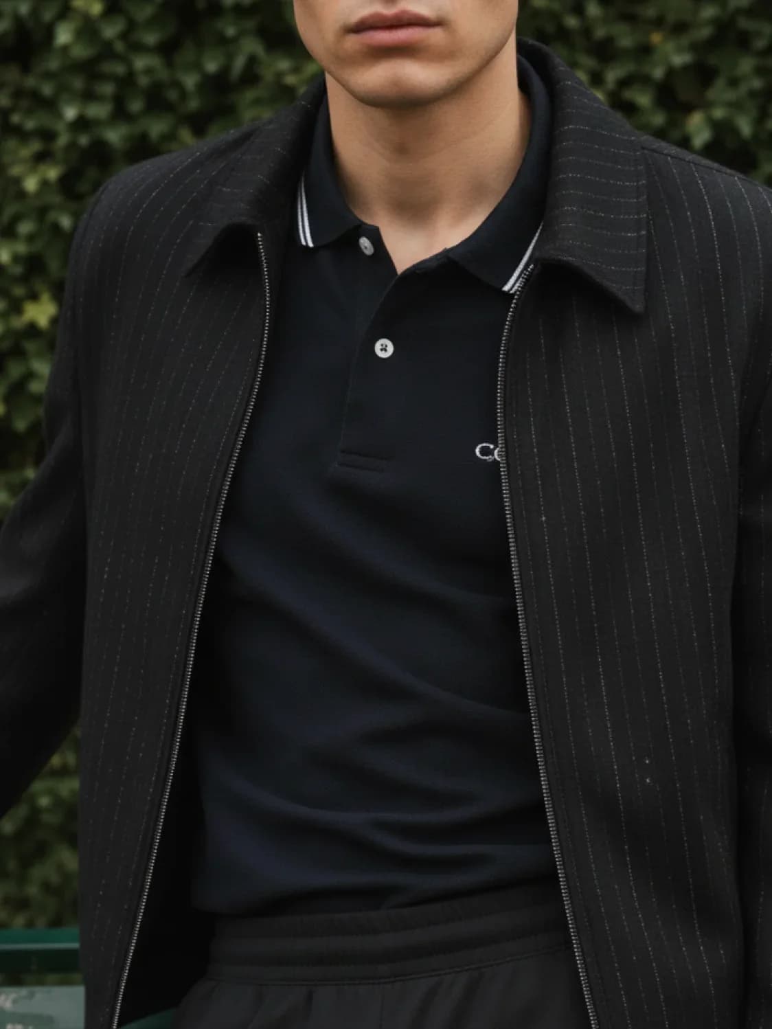 Negro Pinstripe 2