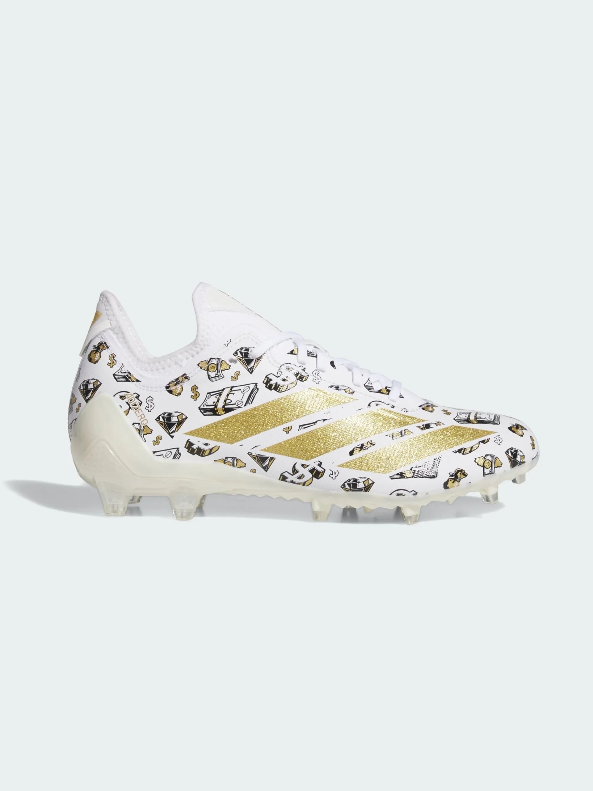 Variante de color cloud white / gold metallic / core black