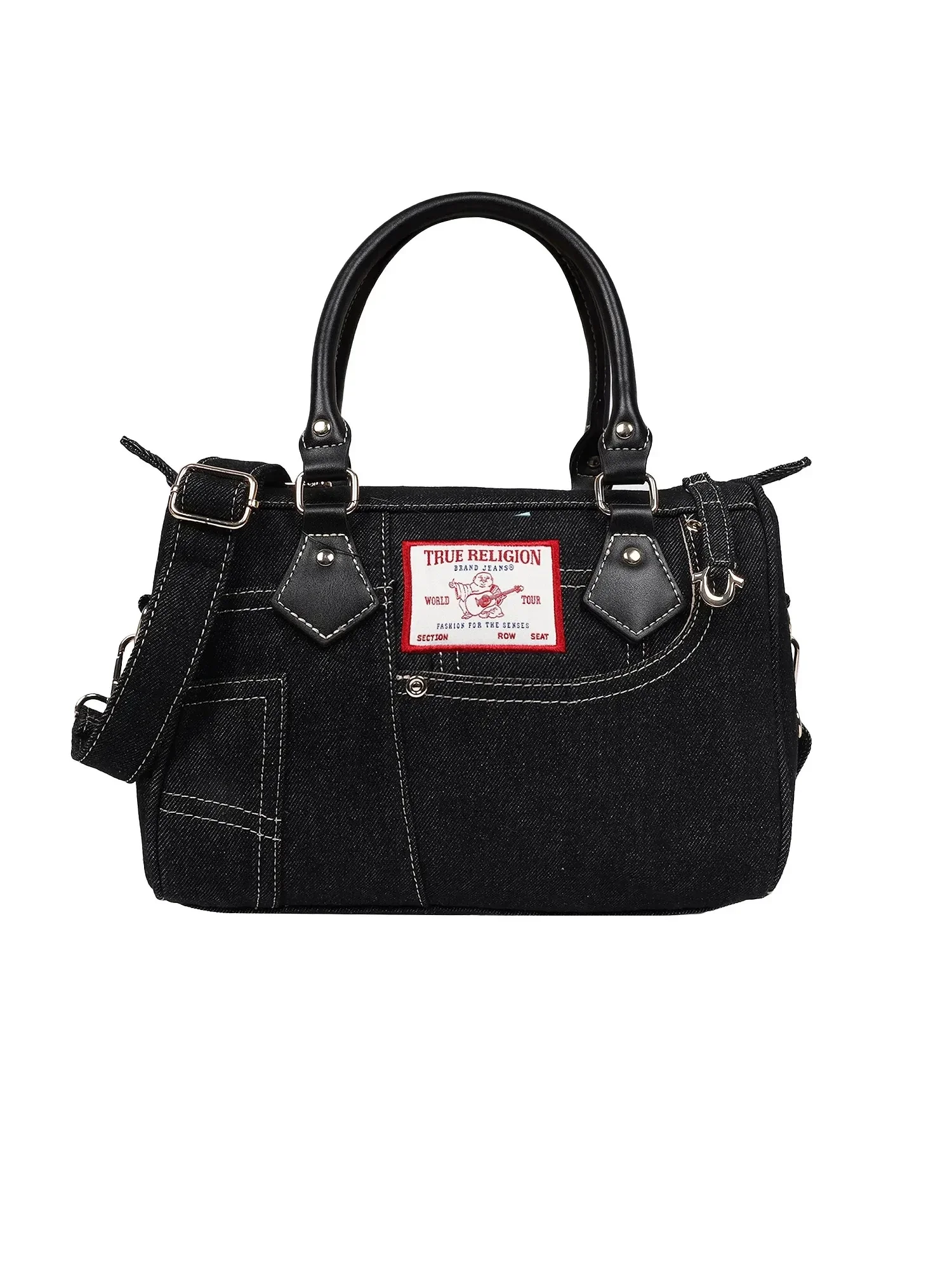 Bolso Bandolera en denim Heritage con correa cruzada