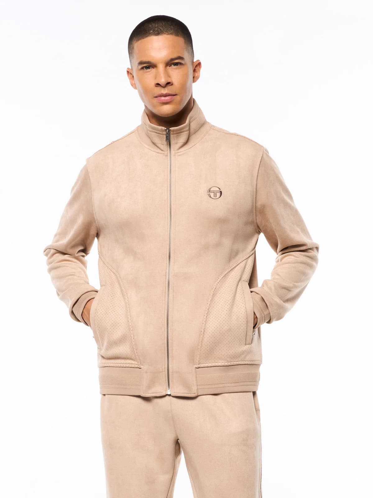 Chaqueta Deportiva Camoscio en color humus