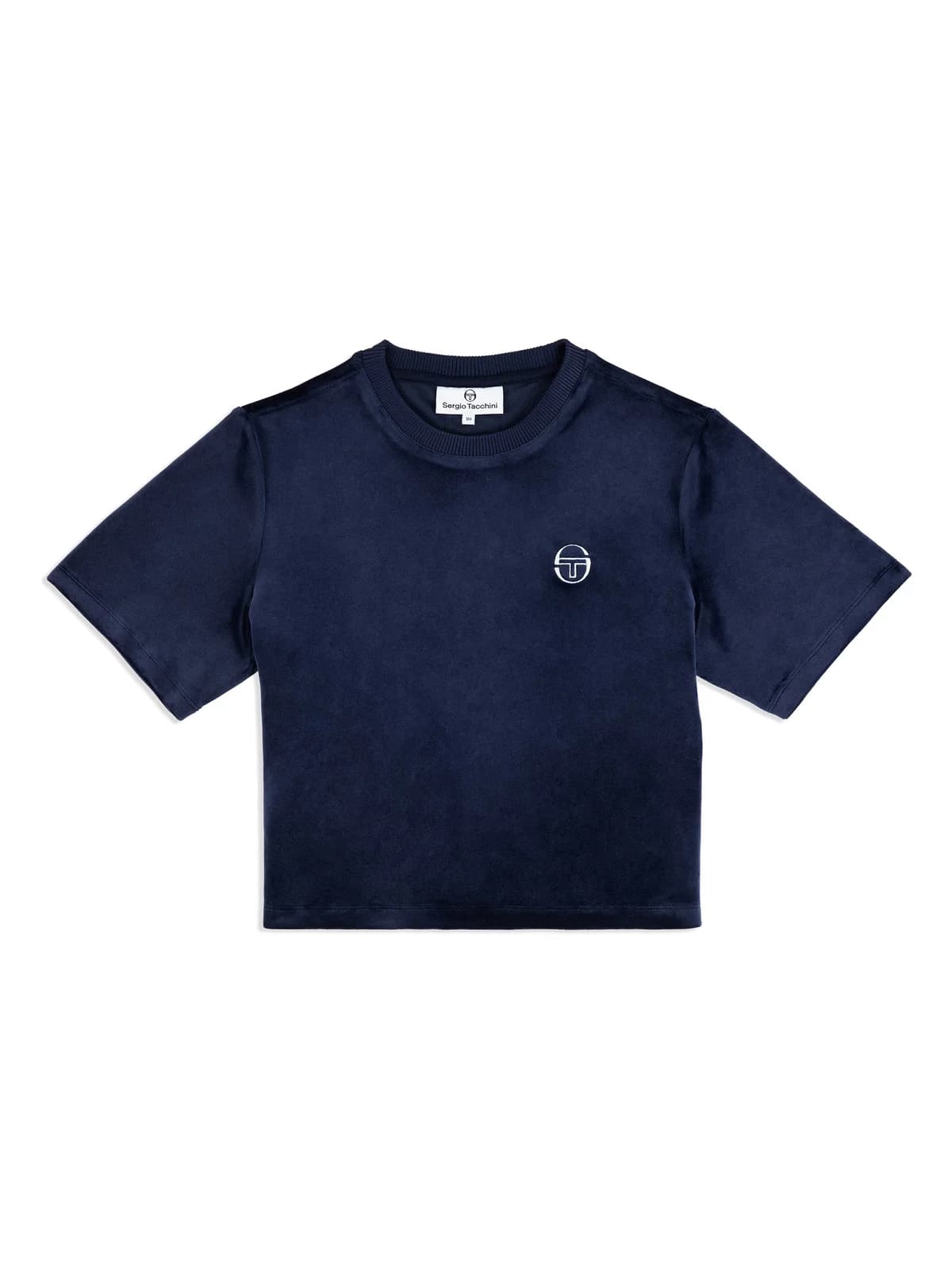 Camiseta de Terciopelo Adele en color maritime blue