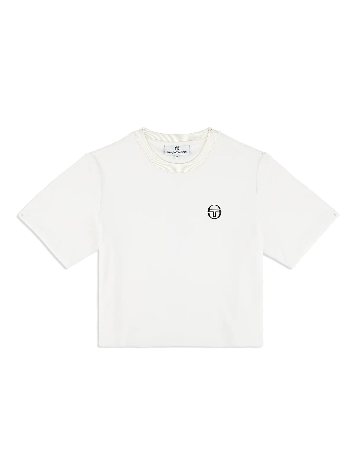 Camiseta de Terciopelo Adele en color gardenia