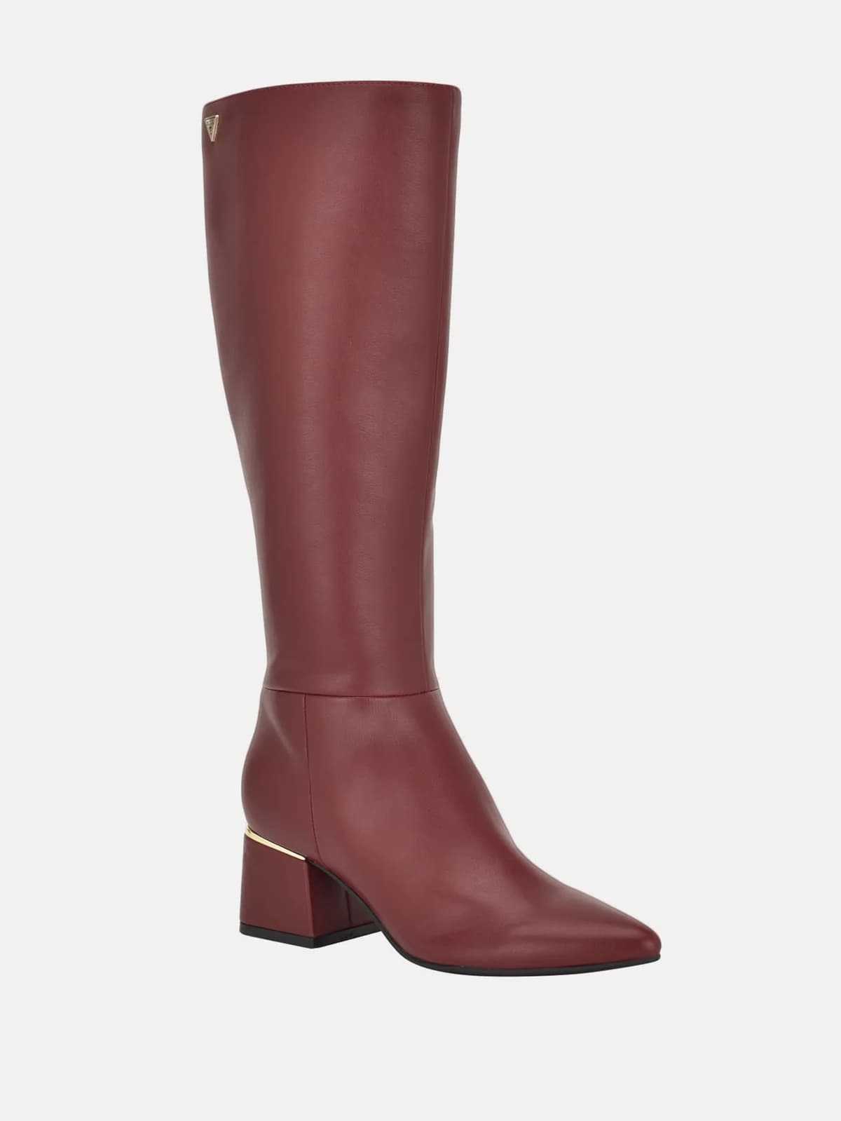 Botas Altas Elegantes Hoppers en color dark wine