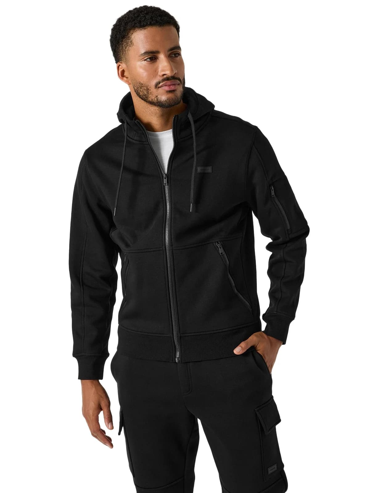 Sudadera con capucha Joel en color black