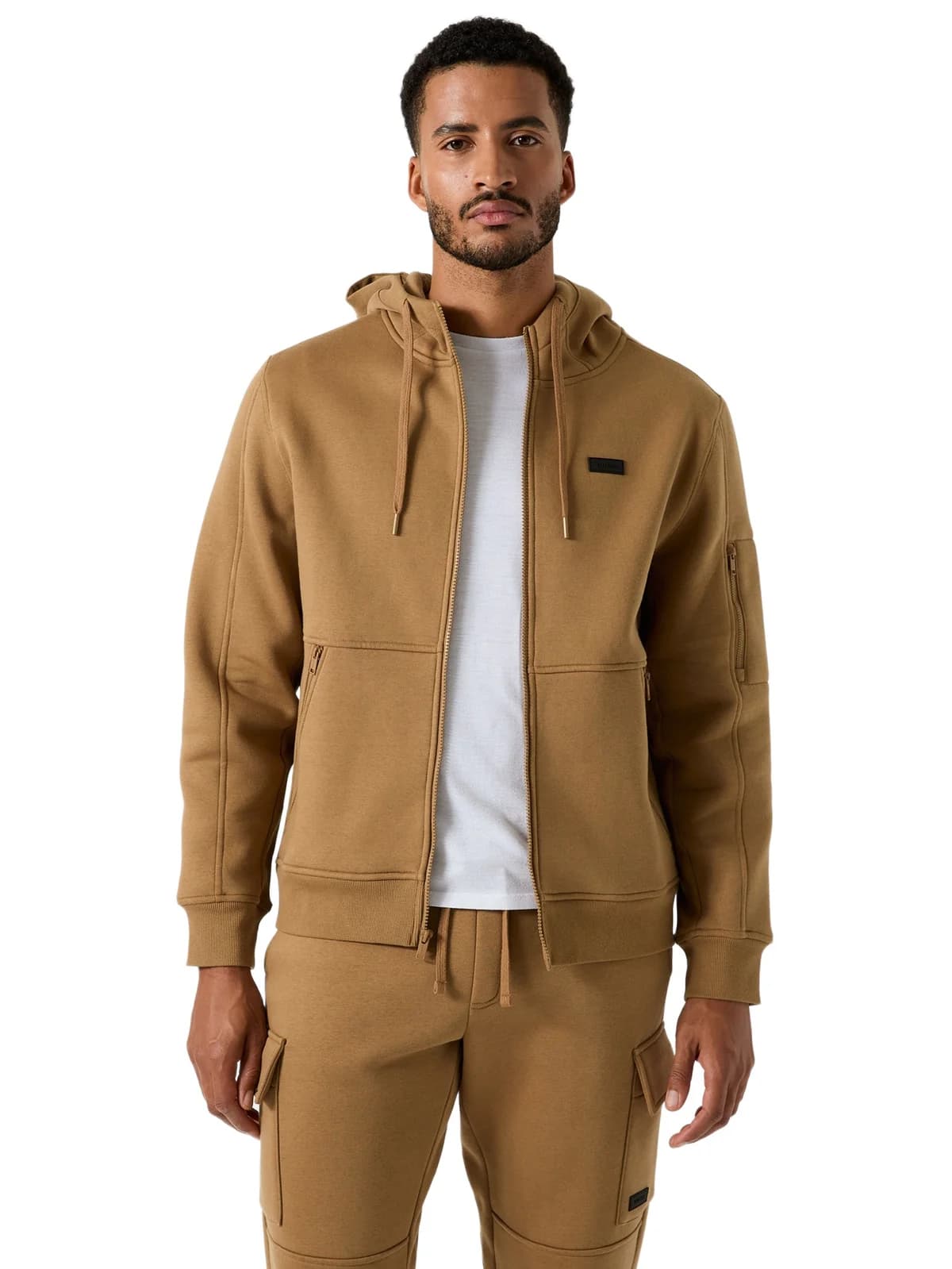 Sudadera con capucha Joel en color khaki river