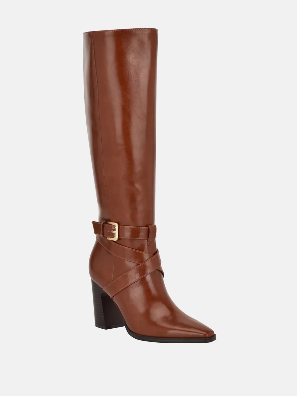 Botas con Tacón Wilderr en color cognac