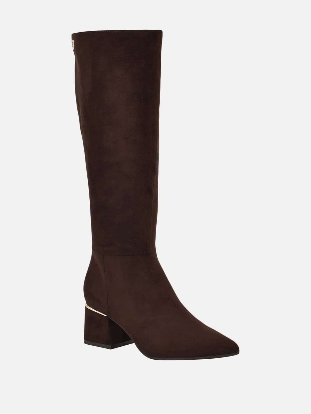 Botas Altas de Vestir Hoppers en color brown suede