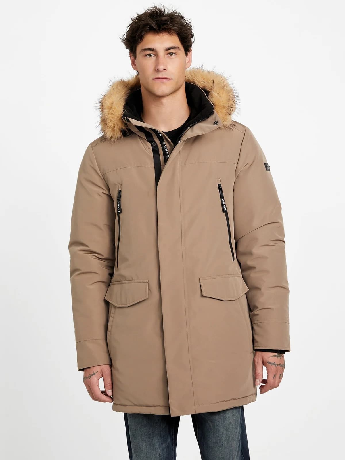 Parka Eco Leon en color buff taupe
