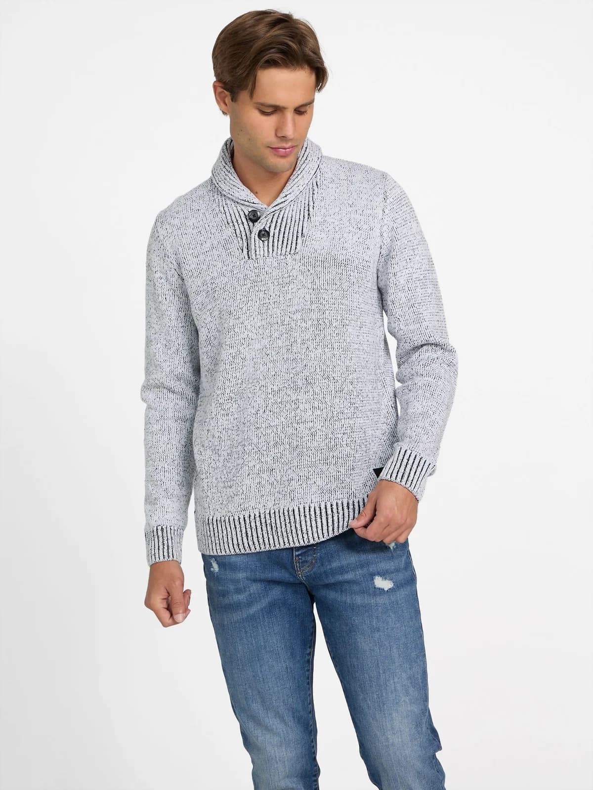 Jersey de Chal Leo en color light melange grey