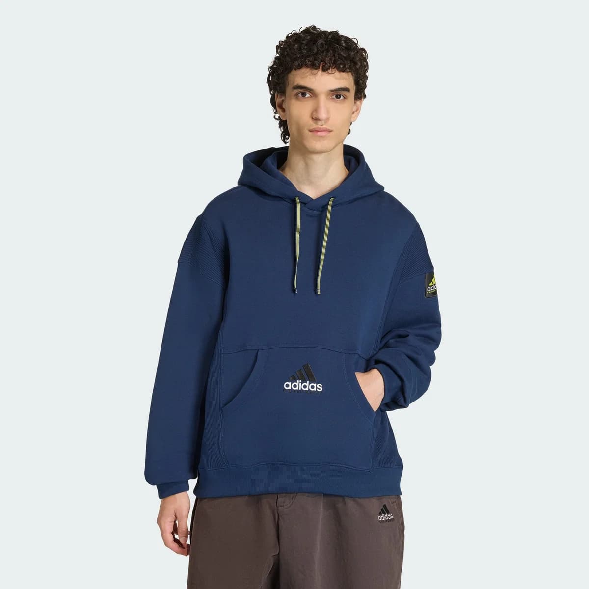 Sudadera con Capucha Acanalada Equipment en color night indigo