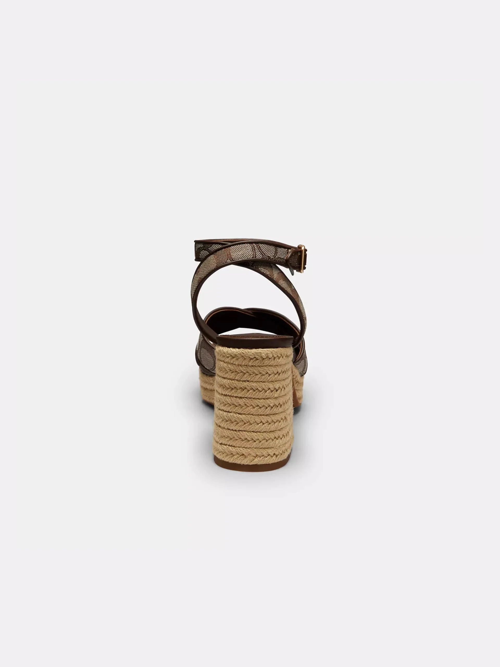 Sandalia Tacón Bloque Jacquard - imagen 4