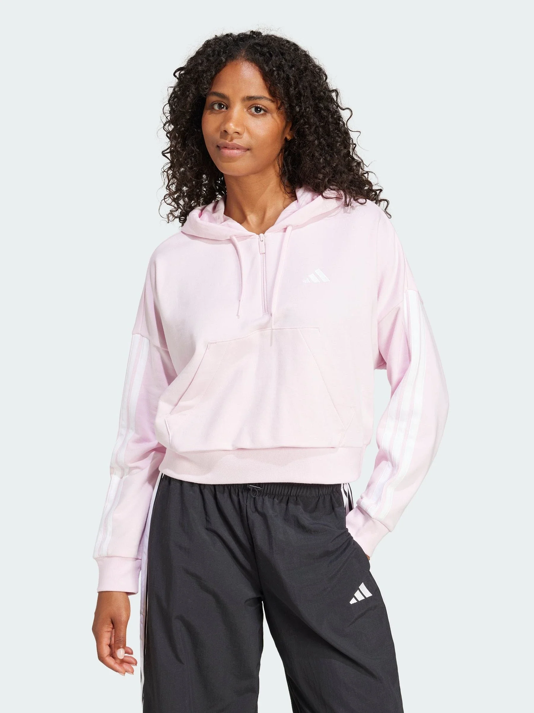 Camiseta de Terciopelo French Terry 3-stripes 