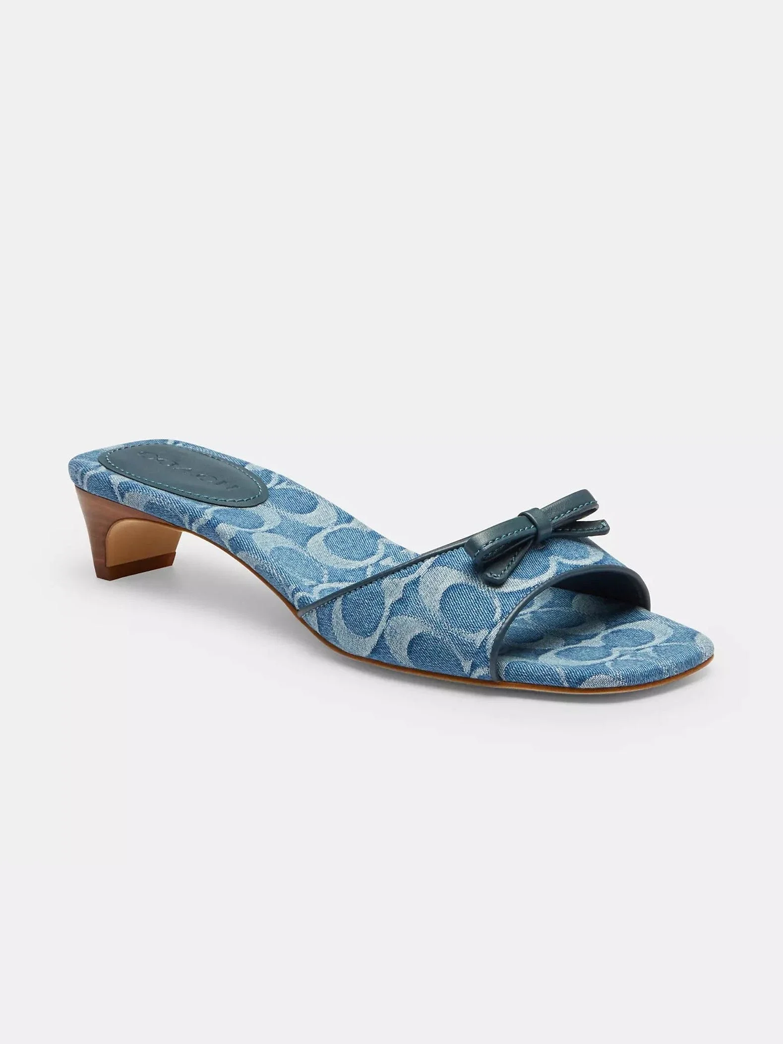 Sandalias con Lazo en Denim