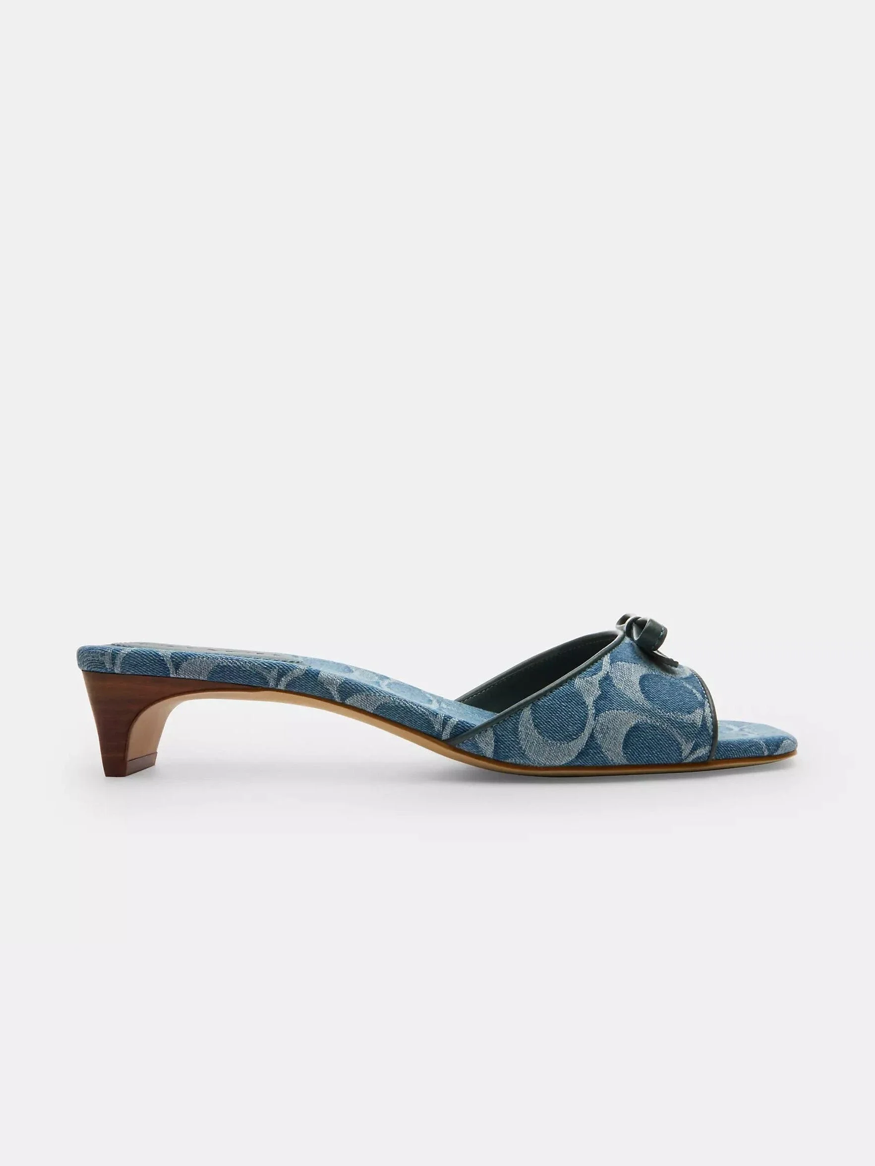 Sandalias con Lazo en Denim