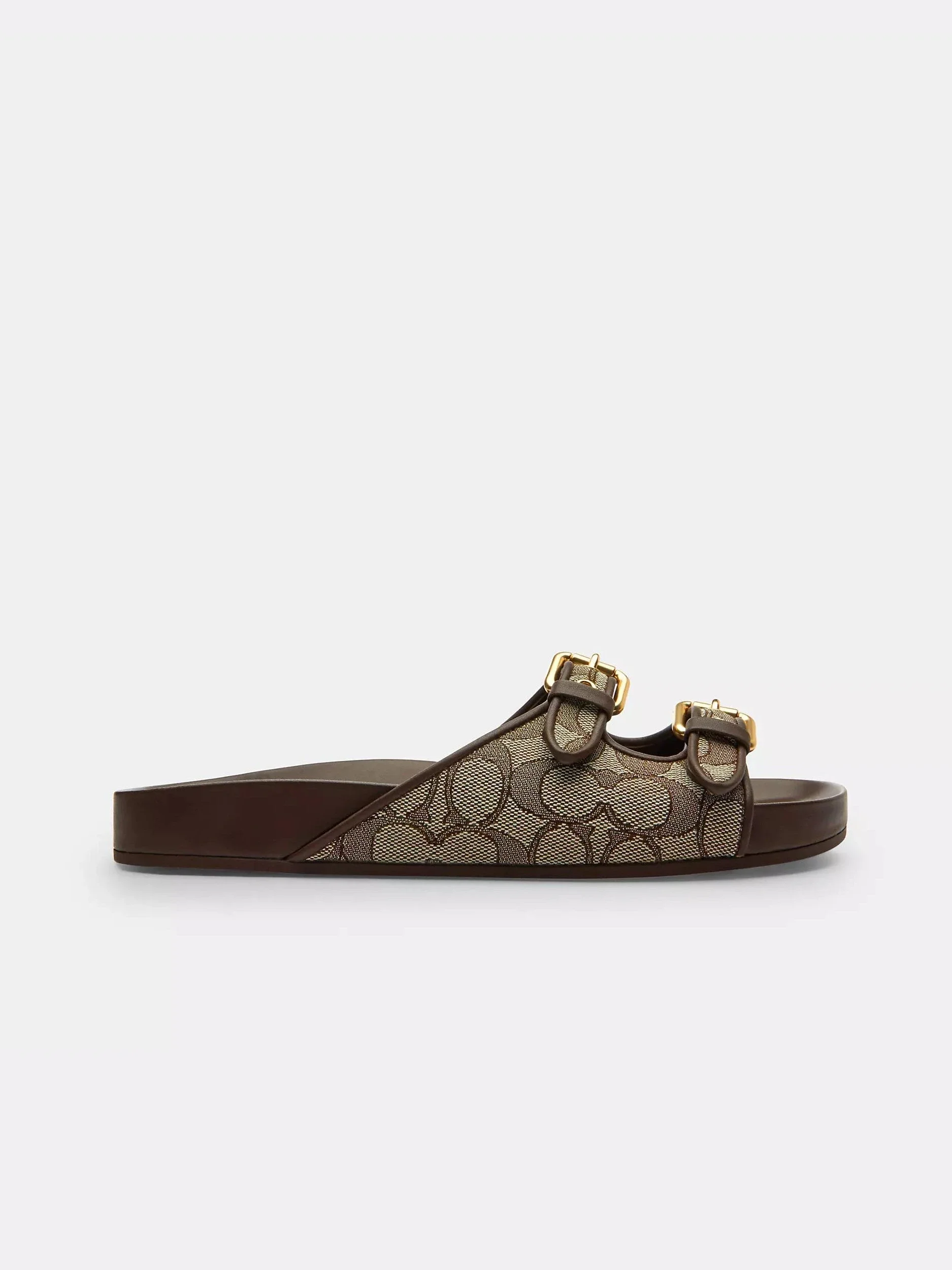 Sandalia con Hebilla Jacquard
