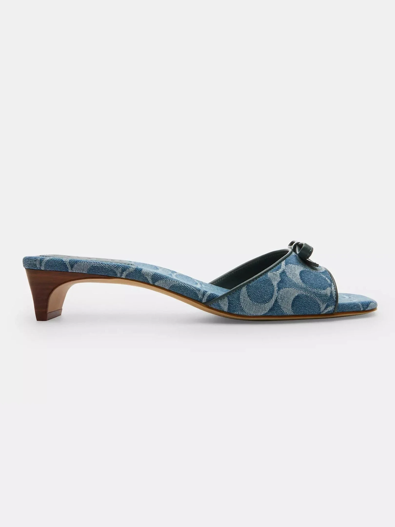 Sandalias con Lazo en Denim