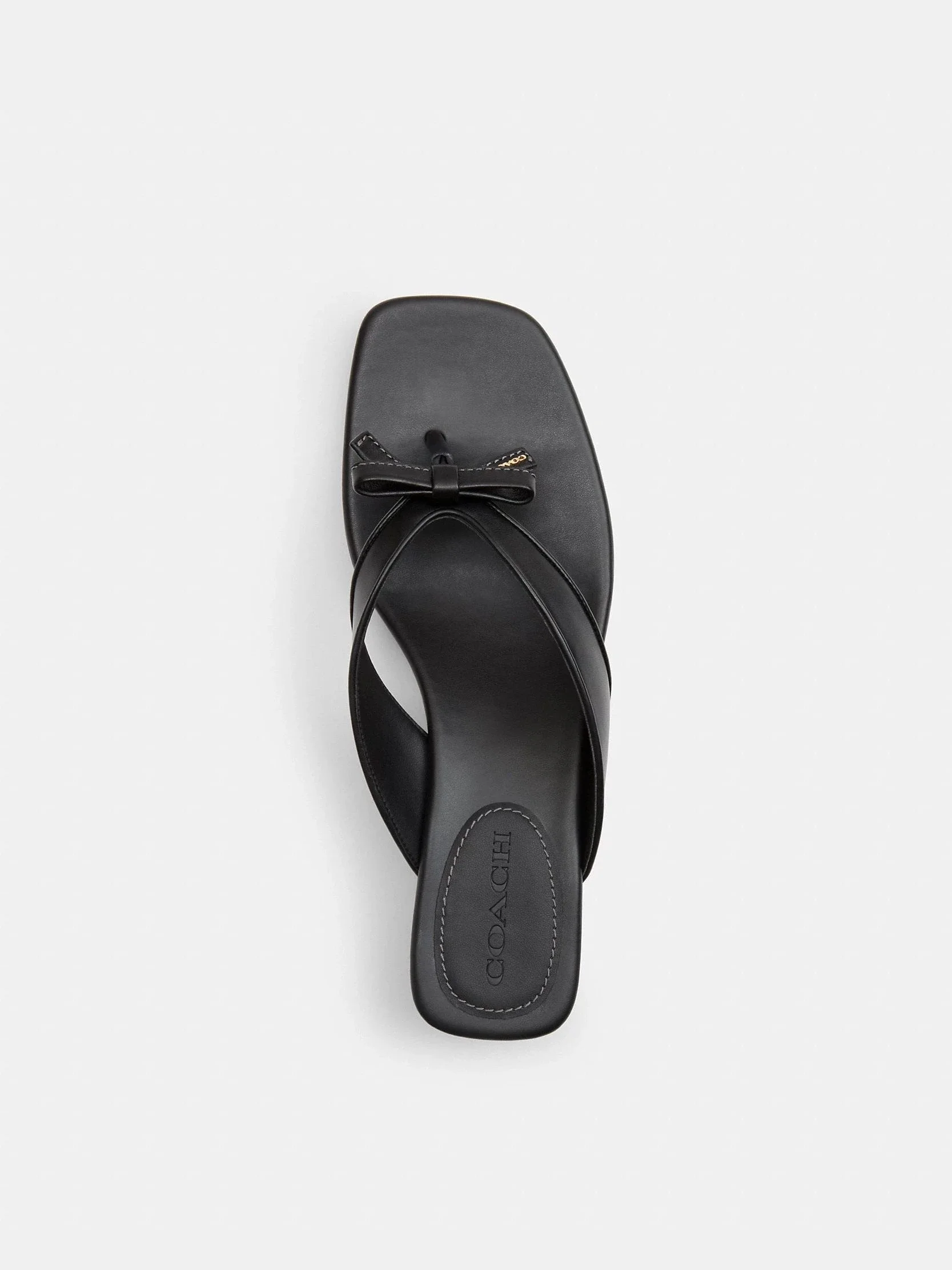 Sandalias de Tacón Bajo con Lazo - imagen 2