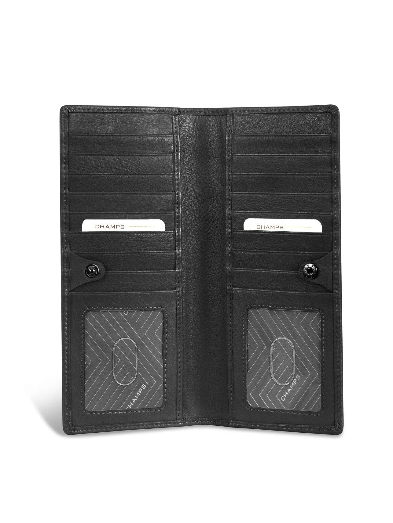 Cartera de pecho de ónix y cuero - imagen 2
