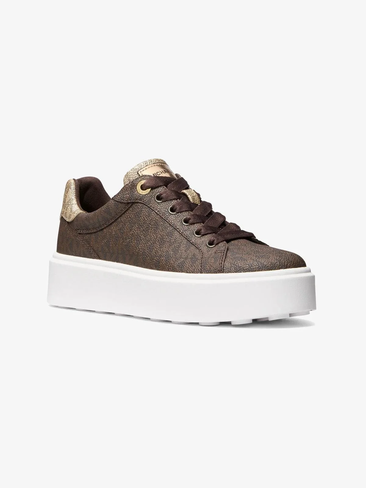 Zapatillas Deportivas Romey con Plataforma y Logo Bicolor Metalizado - imagen 3