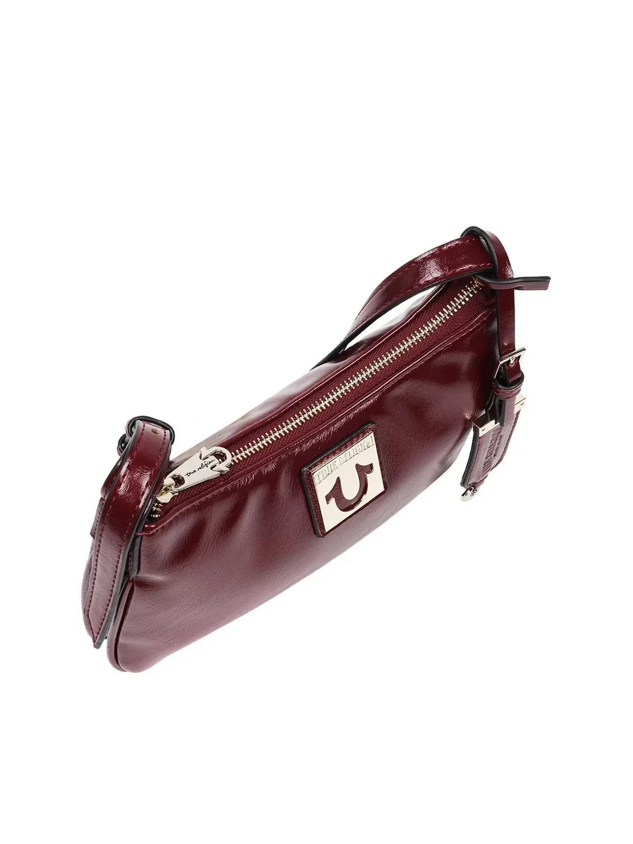 Bolso Vino de Hombro con Acabado Arrugado - imagen 5