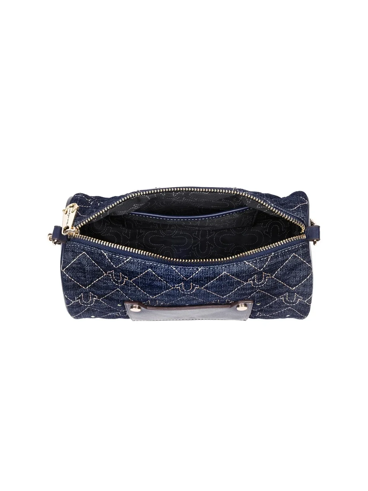 Bolso Cilíndrico de Mezclilla con Tachuelas - imagen 6