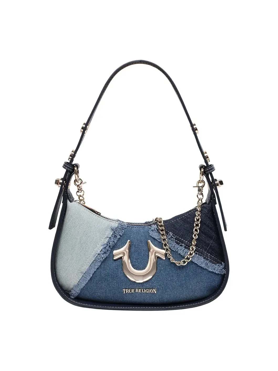 Bolso de Hombro de Denim Deshilachada