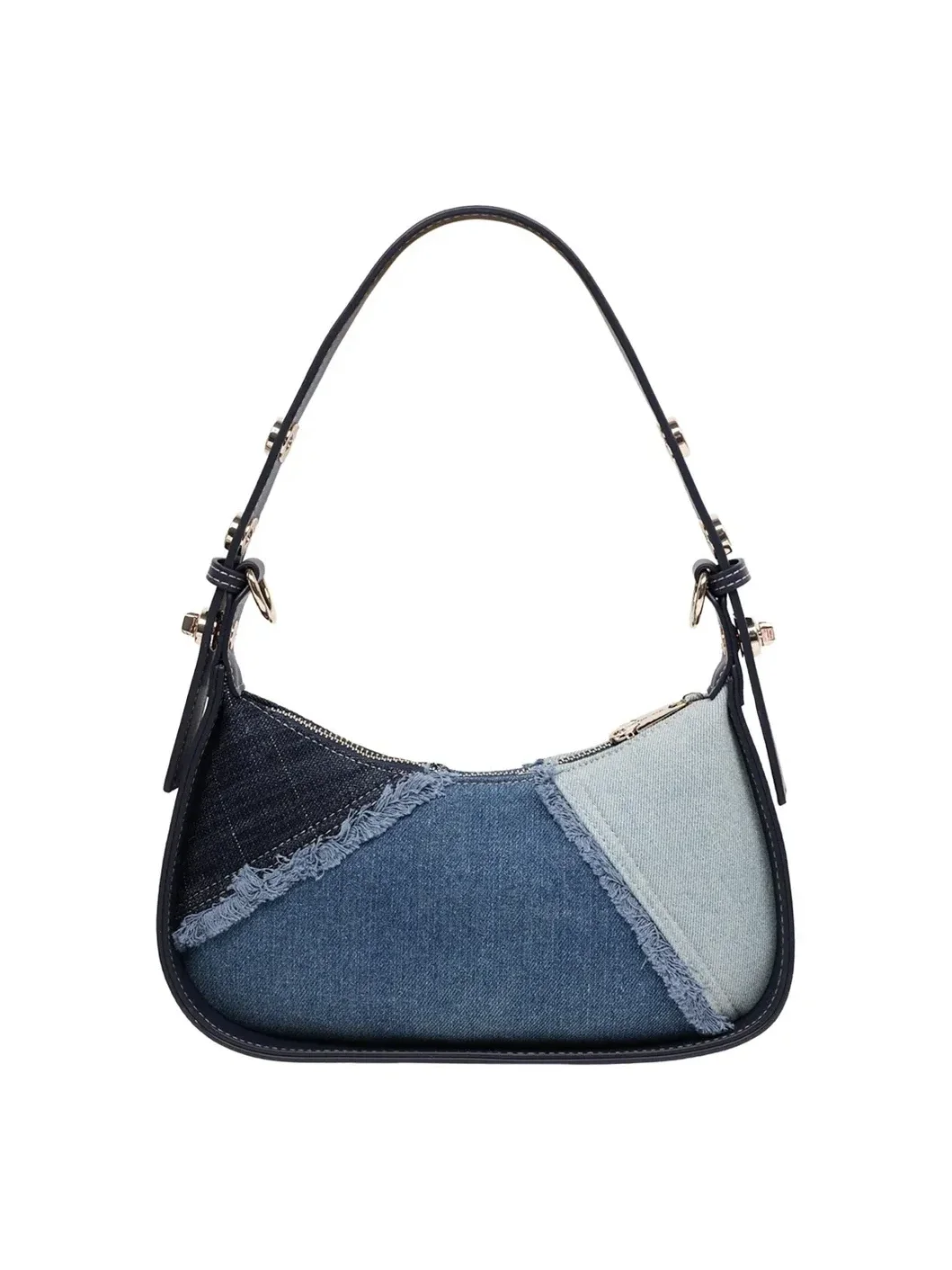 Bolso de Hombro de Denim Deshilachada - imagen 5
