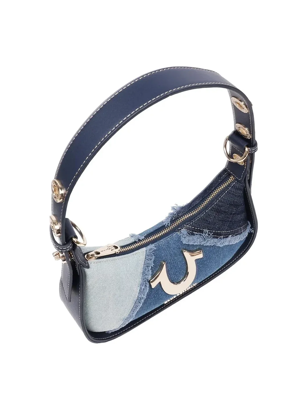 Bolso de Hombro de Denim Deshilachada - imagen 6