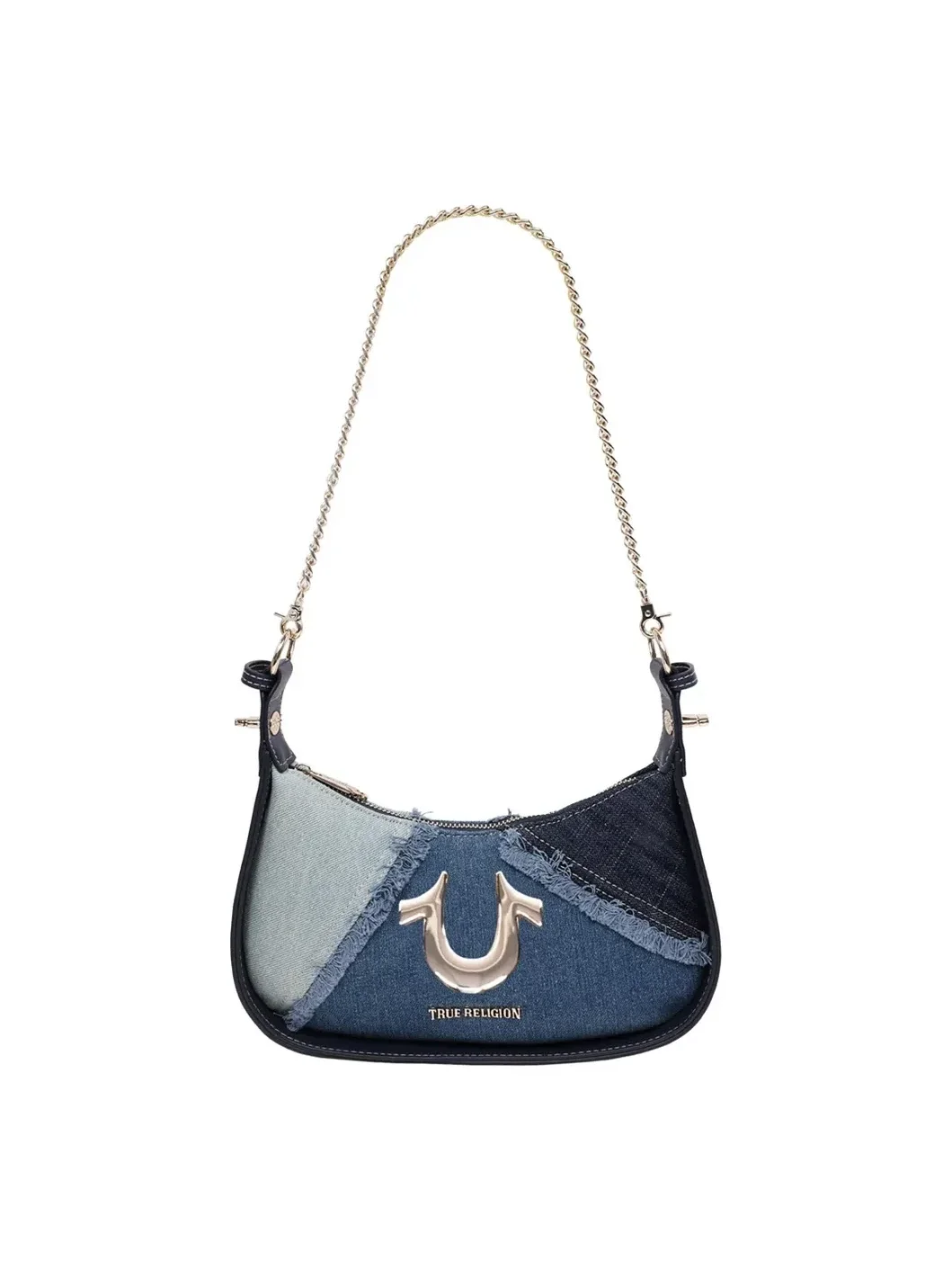 Bolso de Hombro de Denim Deshilachada - imagen 8