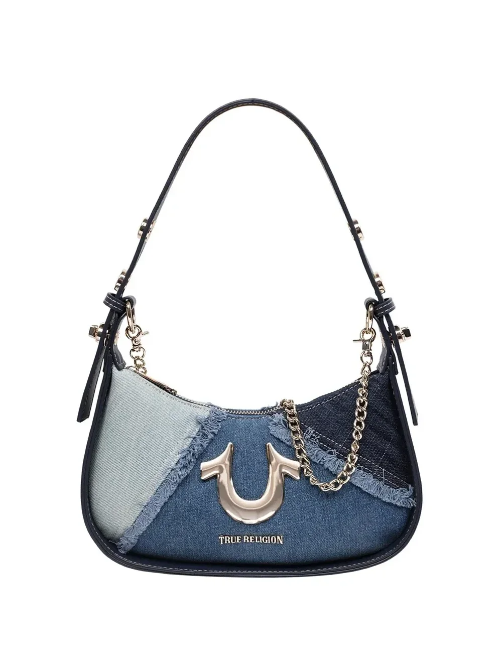 Bolso de Hombro de Denim Deshilachada