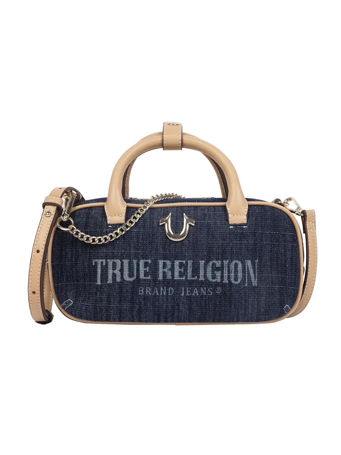 Bolso mini de tela vaquera y poliuretano Bentley