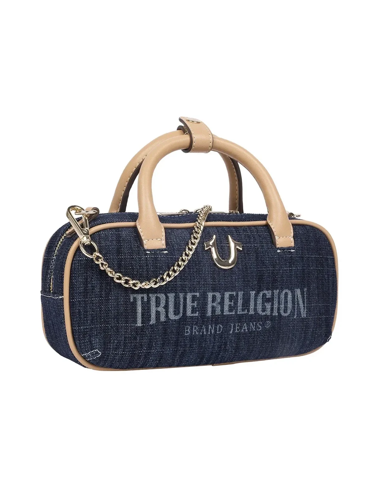 Bolso mini de tela vaquera y poliuretano Bentley - imagen 4