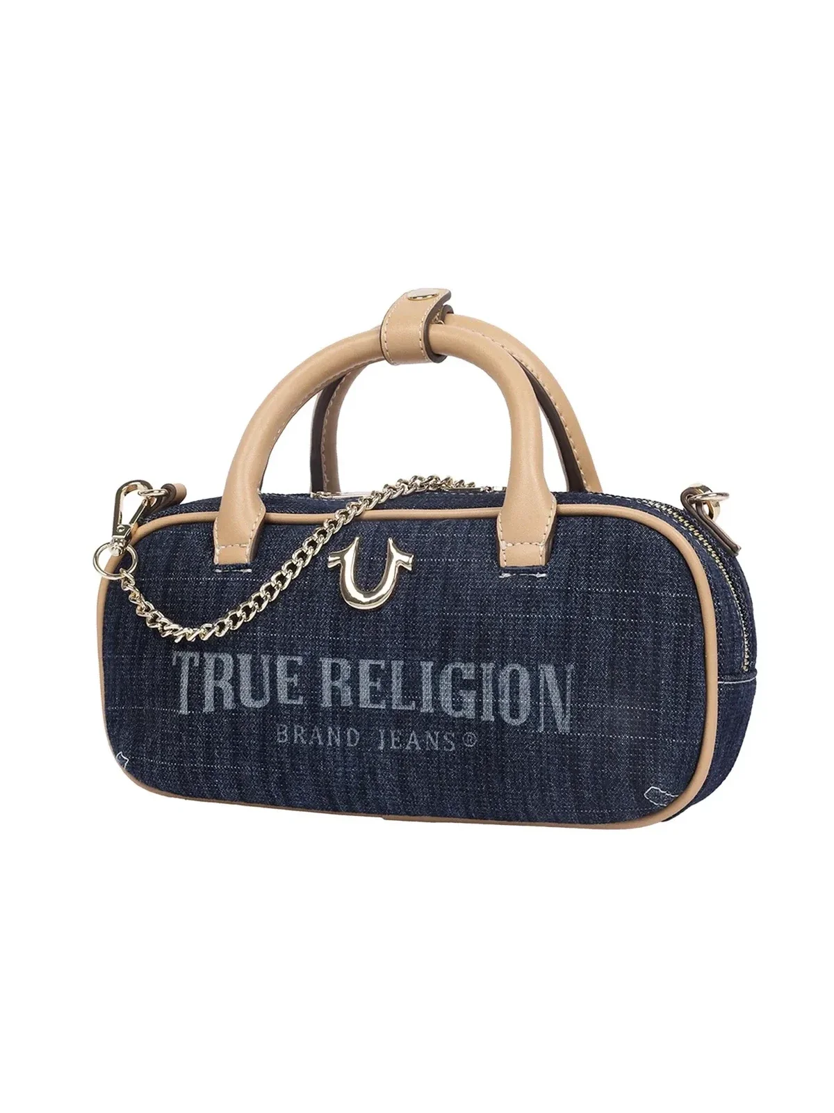Bolso mini de tela vaquera y poliuretano Bentley - imagen 3