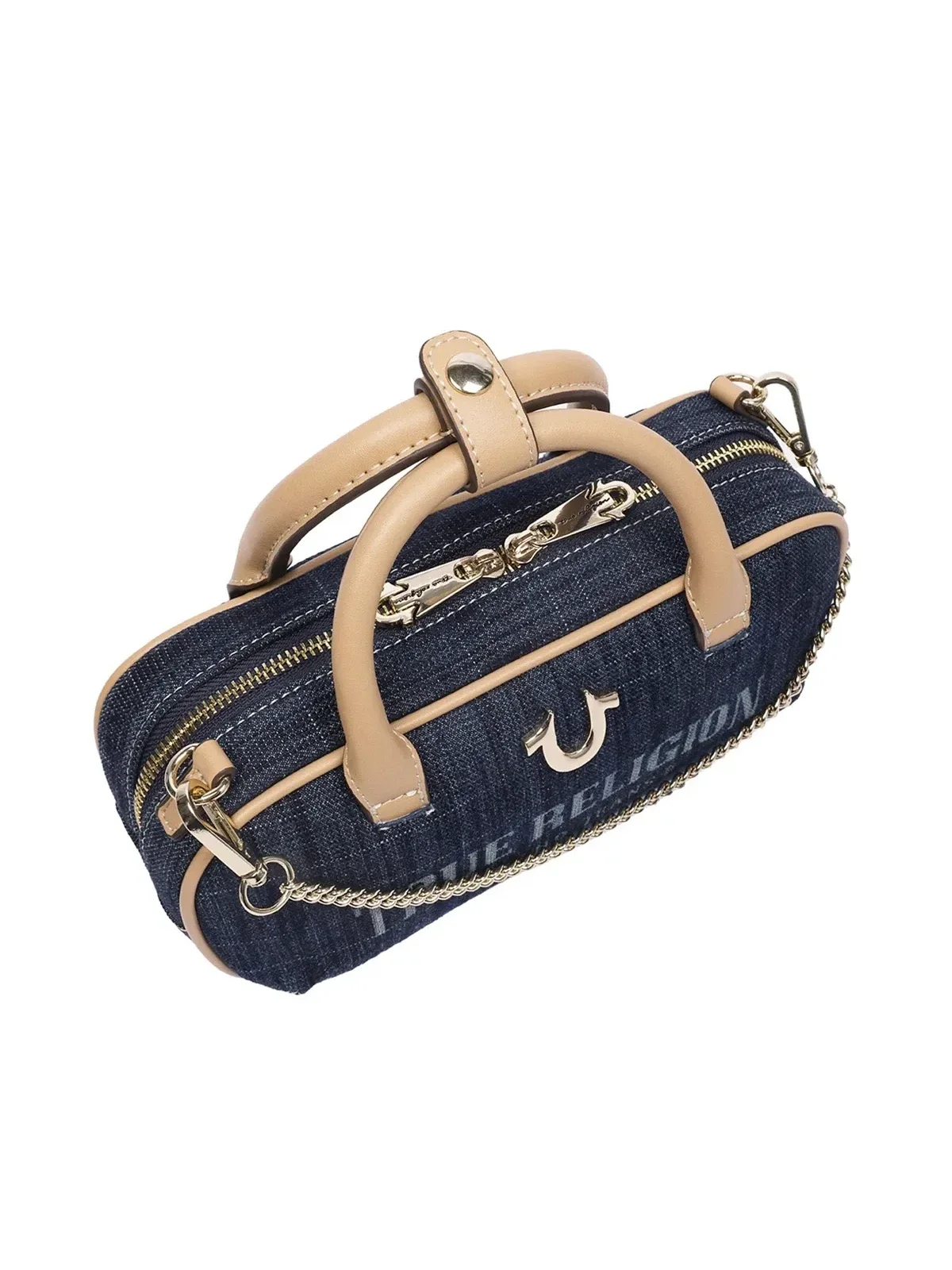 Bolso mini de tela vaquera y poliuretano Bentley - imagen 6