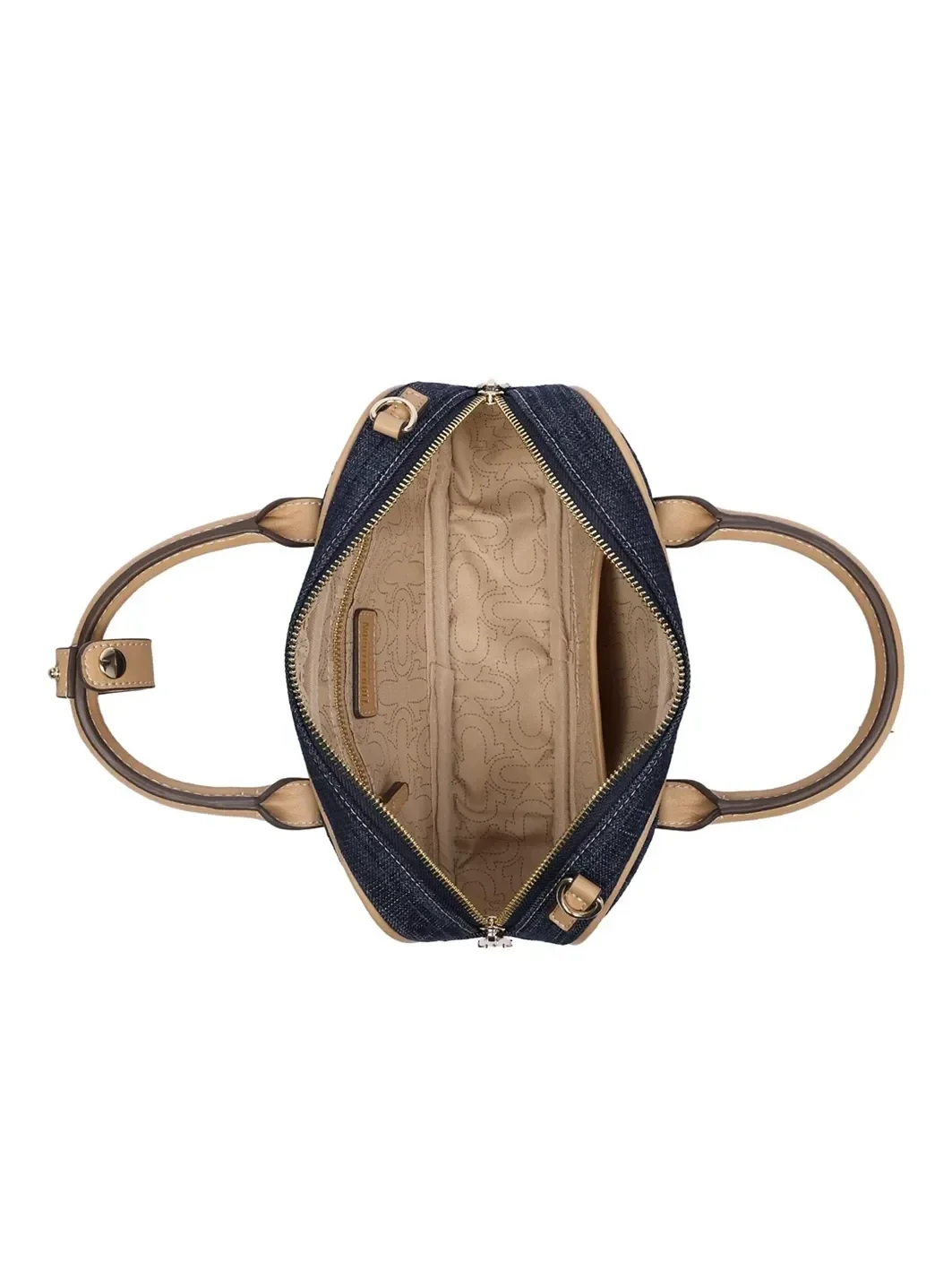 Bolso mini de tela vaquera y poliuretano Bentley - imagen 7