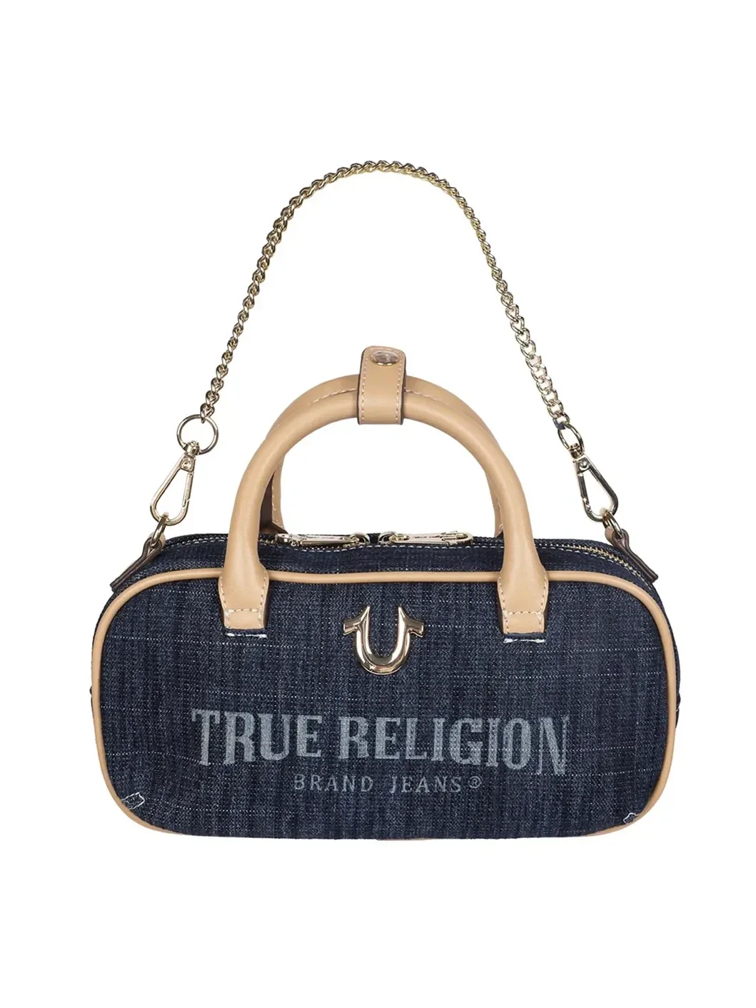 Bolso mini de tela vaquera y poliuretano Bentley - imagen 8