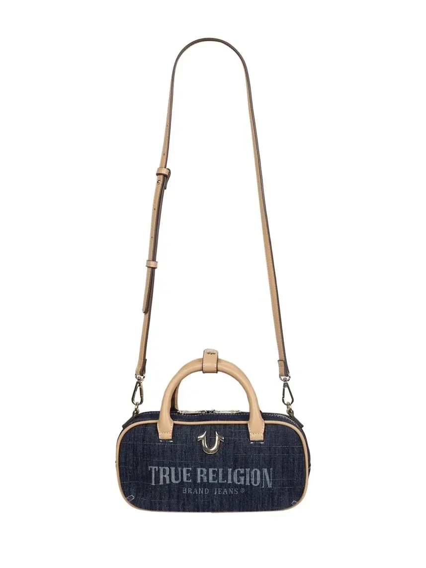 Bolso mini de tela vaquera y poliuretano Bentley - imagen 9
