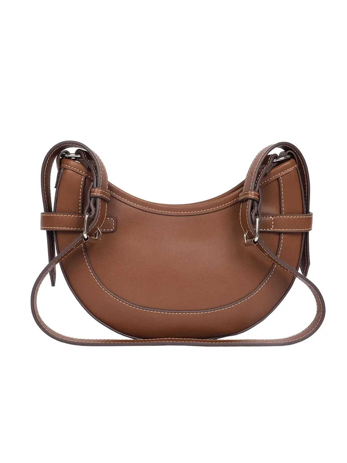 Bolso hobo Blake Smooth PU con cinturón - imagen 4