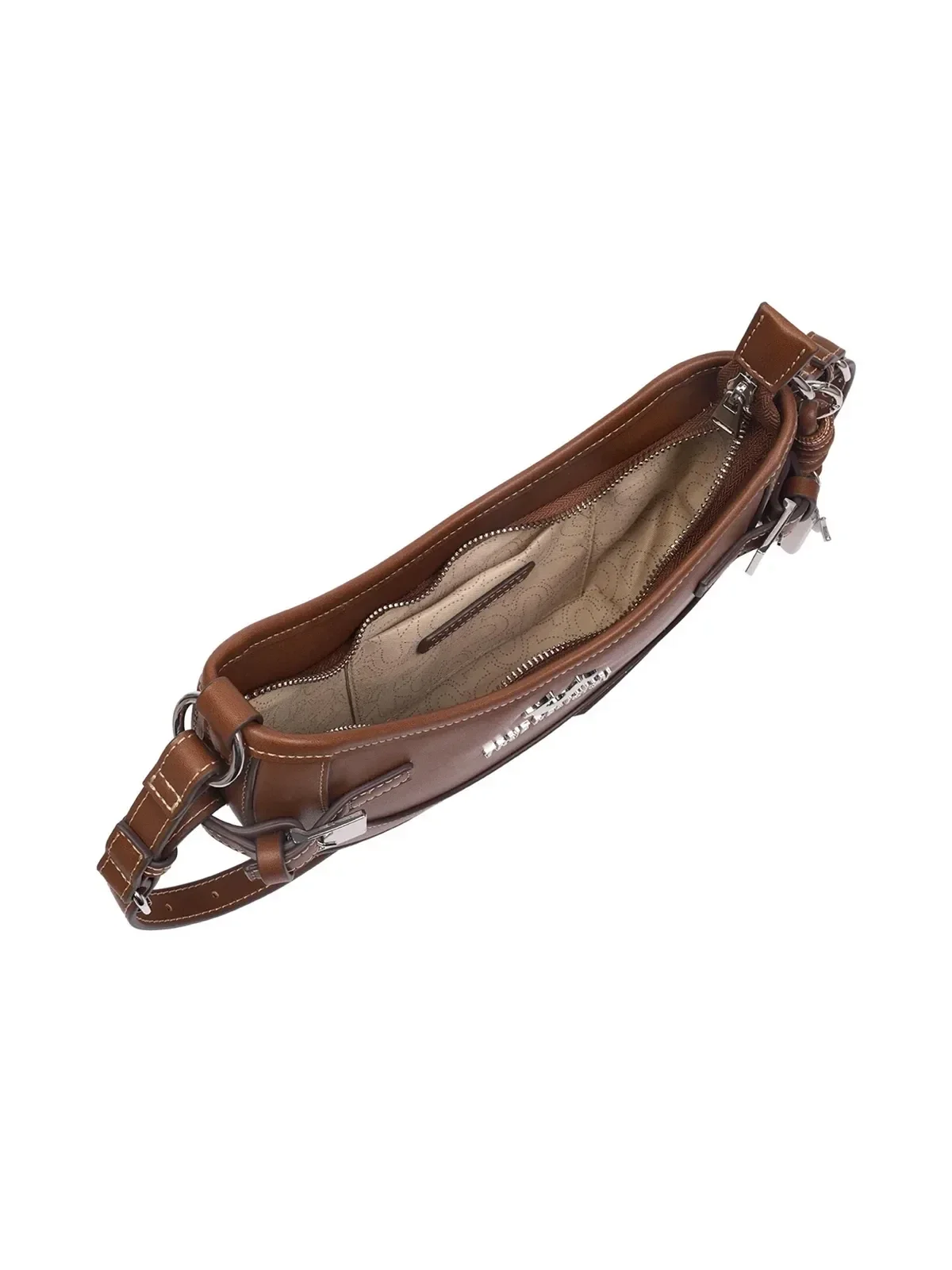 Bolso hobo Blake Smooth PU con cinturón - imagen 6