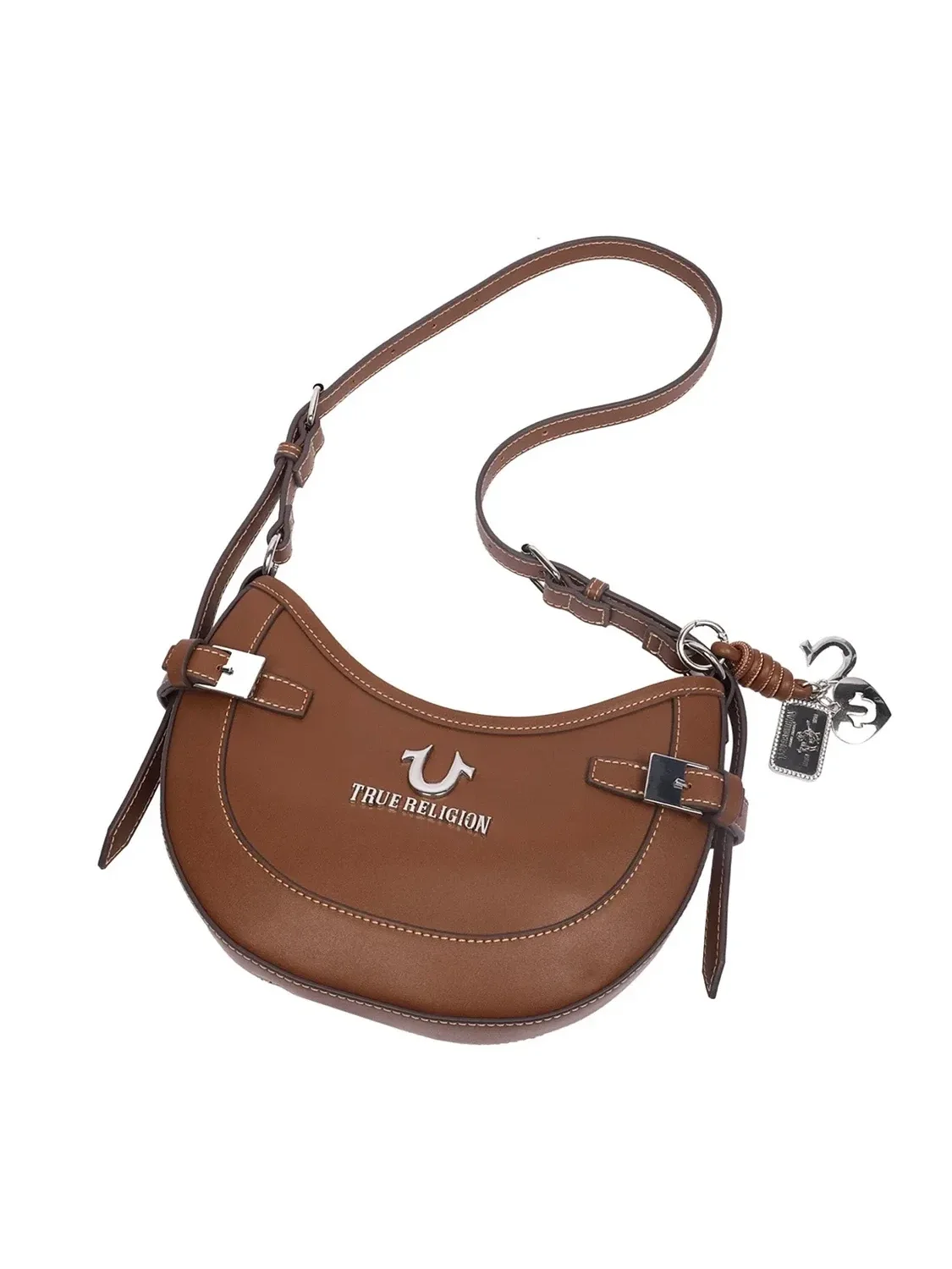 Bolso hobo Blake Smooth PU con cinturón - imagen 8